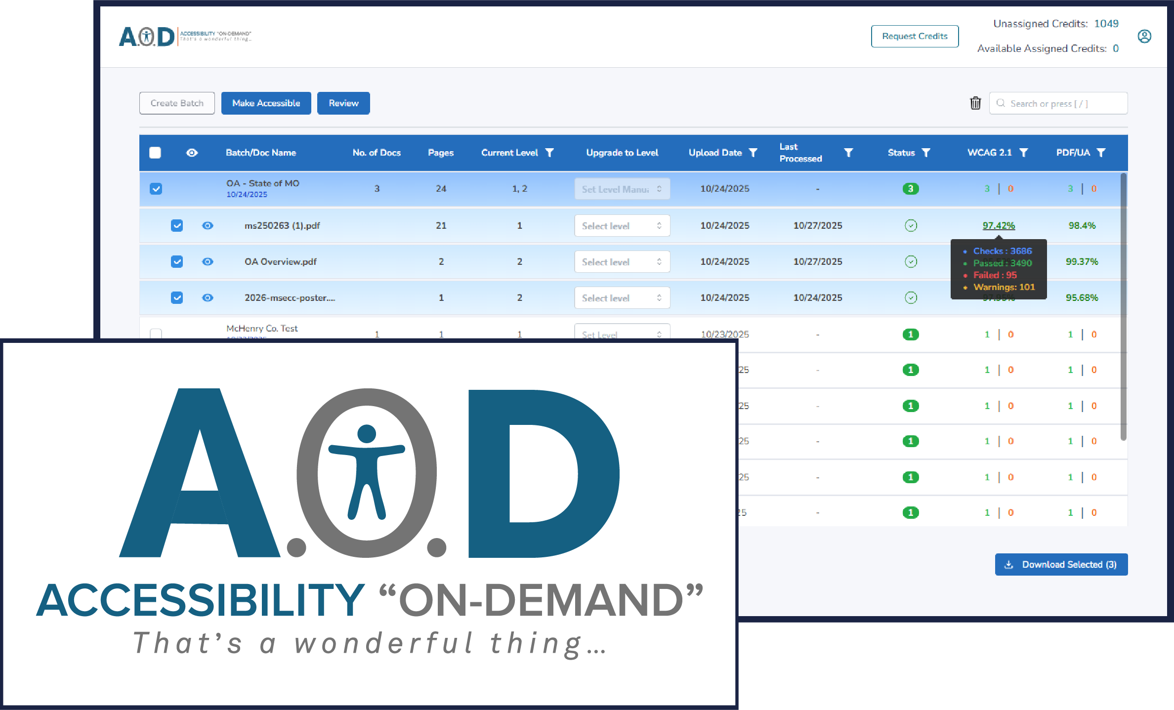 AOD Logo and SS Portal Screenshot-1